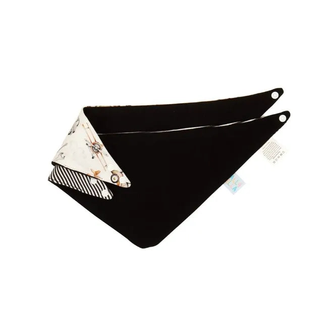 All4Ella Reversible Bandana Bibs Lined Vehicle 2 Pcs All4Ella Yallatoys