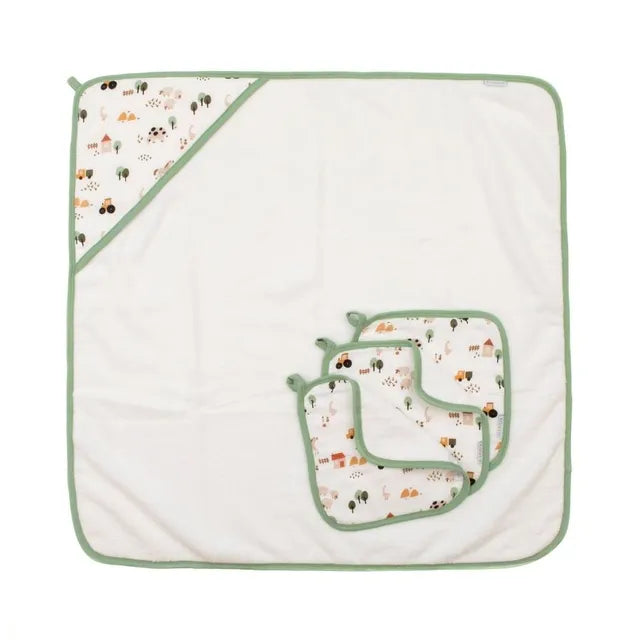 All4Ella - Wash Cloth 3 Pack - Country Farm All4Ella Yallatoys