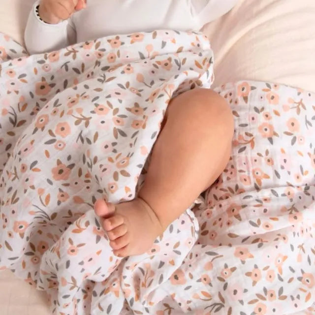 All4Ella - Muslin Swaddle - Floral Bouquet All4Ella Yallatoys