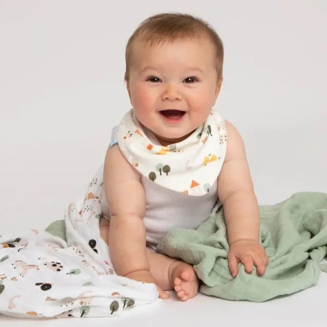 All4Ella - Muslin Swaddle - Sage All4Ella Yallatoys
