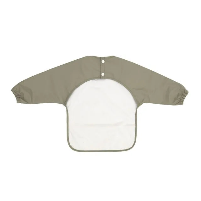 All4Ella - Recycled Long sleeve Bib - Two-tone Sage All4Ella Yallatoys