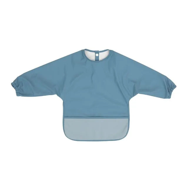 All4Ella - Recycled Long sleeve Bib - Two-tone Blue All4Ella Yallatoys