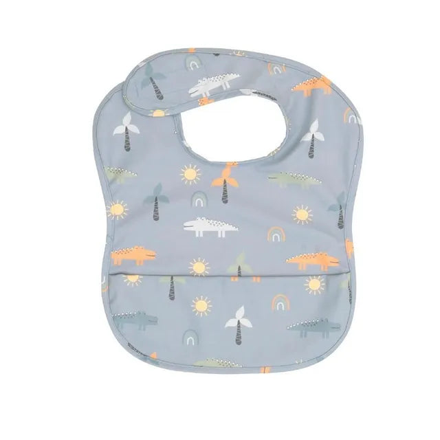 All4Ella - Recycled Pouch Bib - Crocodile All4Ella Yallatoys