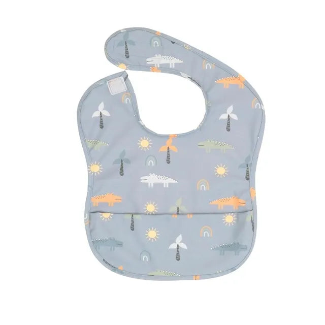 All4Ella - Recycled Pouch Bib - Crocodile All4Ella Yallatoys