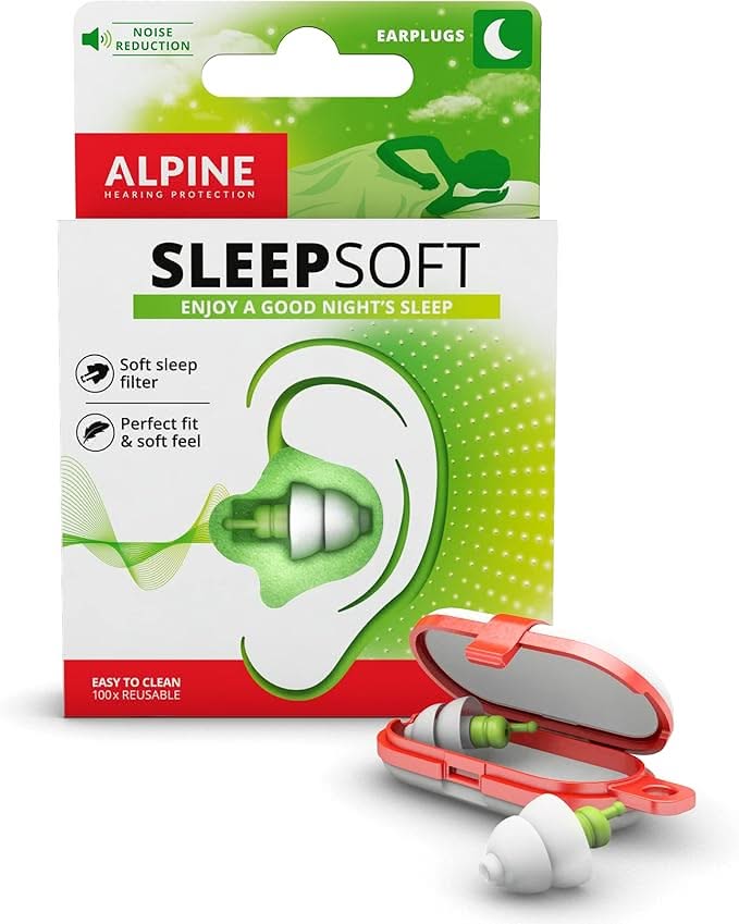 Alpine Sleepsoft Sleeping Earplugs 1 Pair Alpine Yallatoys