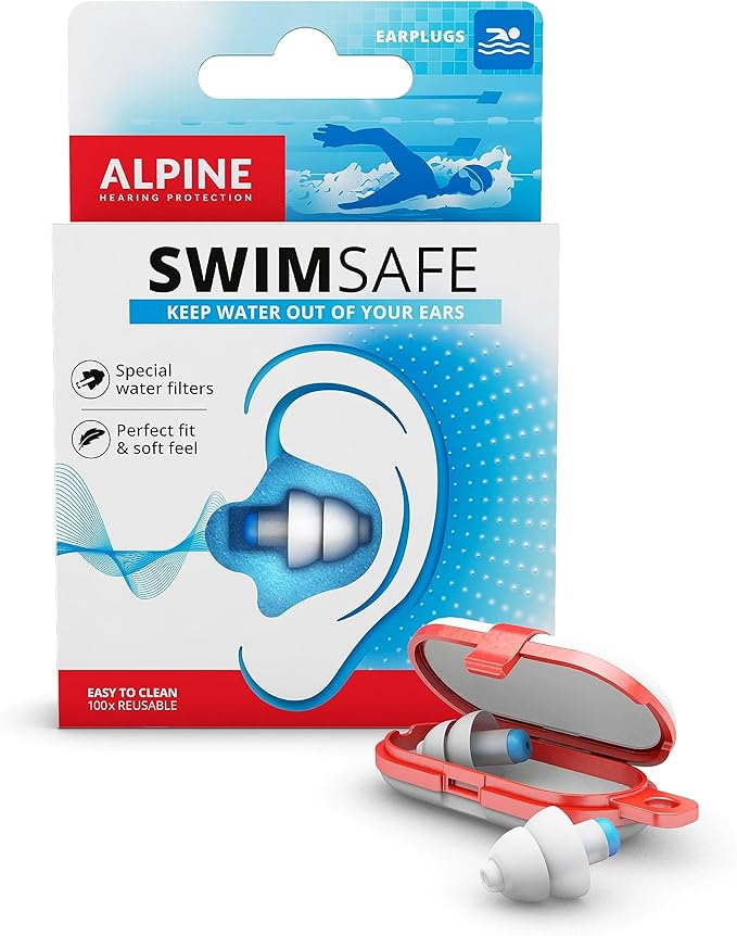 Alpine Swimsafe Swimming Earplugs  1 Pair Alpine Yallatoys