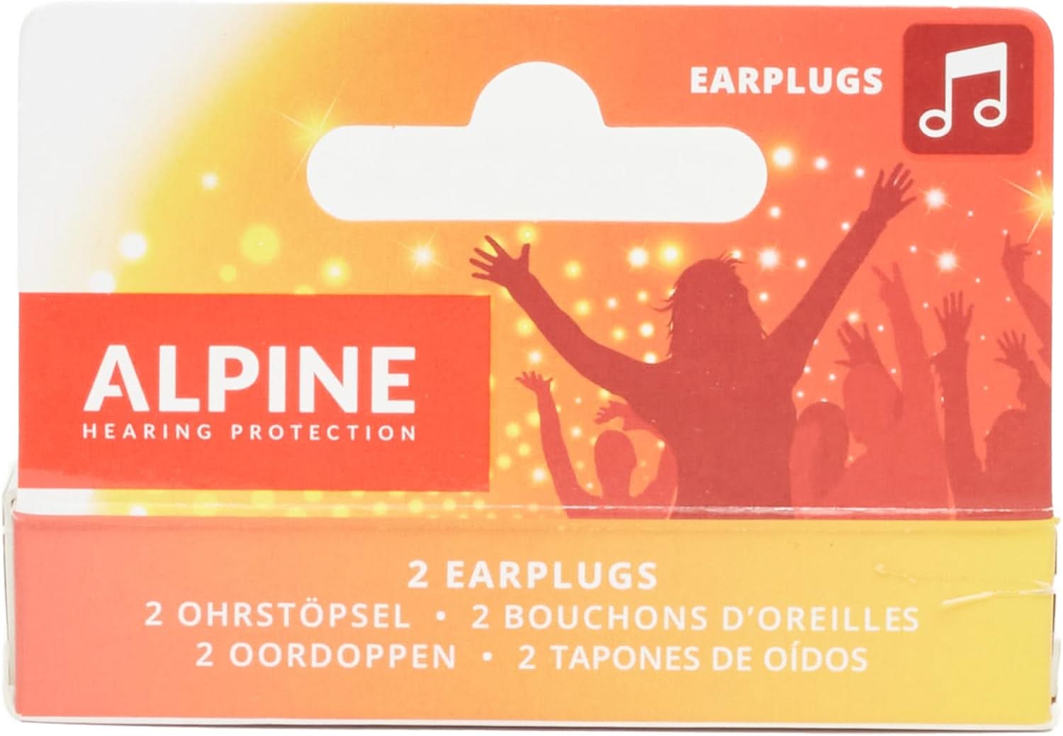 Alpine Partyplug Party Earplugs Transparant 1 Pair Alpine Yallatoys