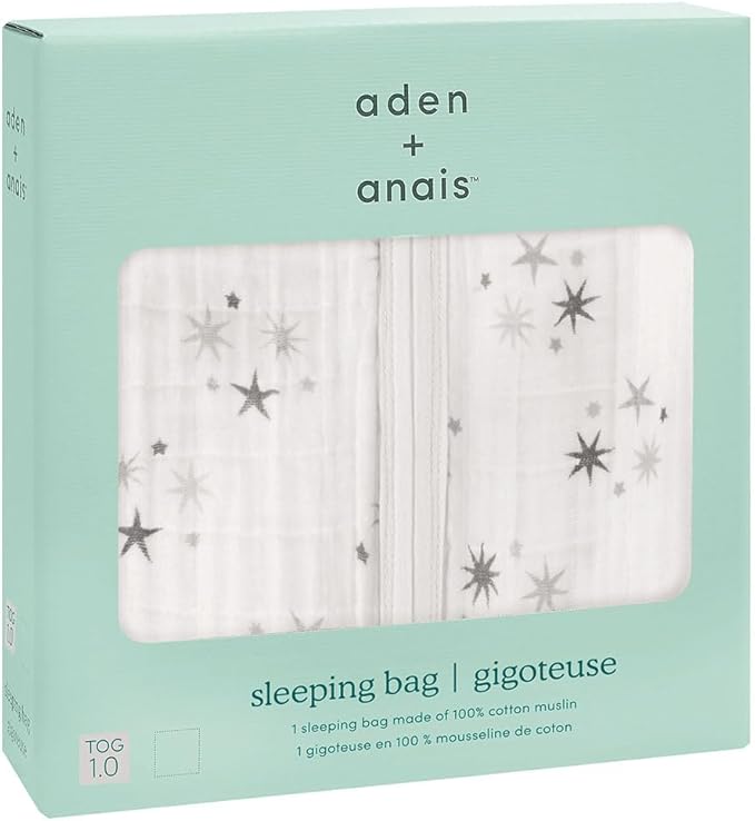 Aden + Anais Sleeping Bag Twinkle Star Cluster 6 to 18 months aden + anais Yallatoys