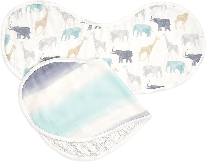 Aden + Anais Silky Soft Burpy Bib Pack of 2 Expedition aden + anais Yallatoys