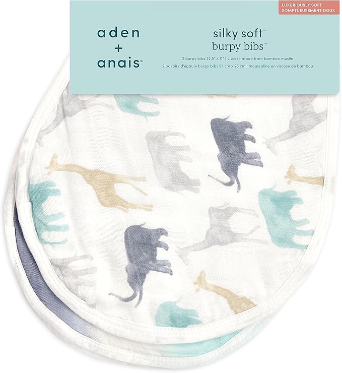 Aden + Anais Silky Soft Burpy Bib Pack of 2 Expedition aden + anais Yallatoys