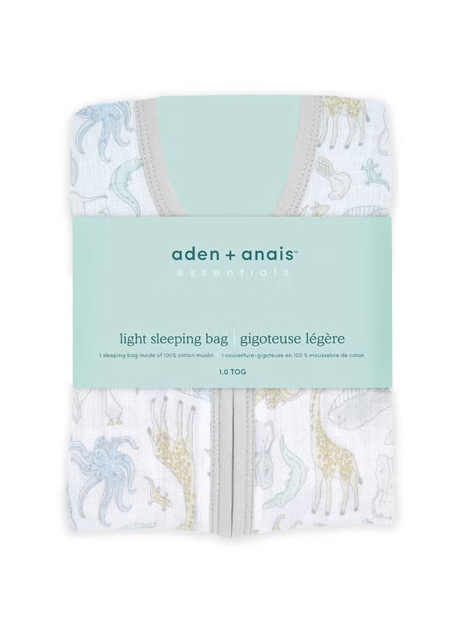 Aden + Anais Cotton 1.0 Tog Sleeping Bag Natural History 6 to 18 months aden + anais Yallatoys