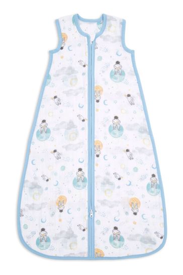 Aden + Anais Essentials 100% Cotton Muslin 1.0 Tog Light Sleeping Bag Space Explorers 6 to 18 months aden + anais Yallatoys