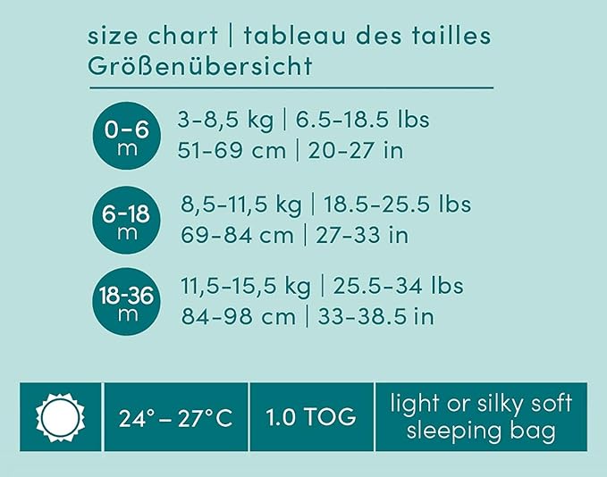 Aden + Anais Light Sleeping Bag Tropicalia 6 to 18m aden + anais Yallatoys