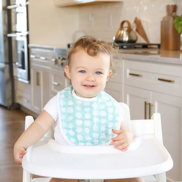Aden + Anais Cotton Muslin Baby Snap Bib Pack of 3 Tropicalia aden + anais Yallatoys