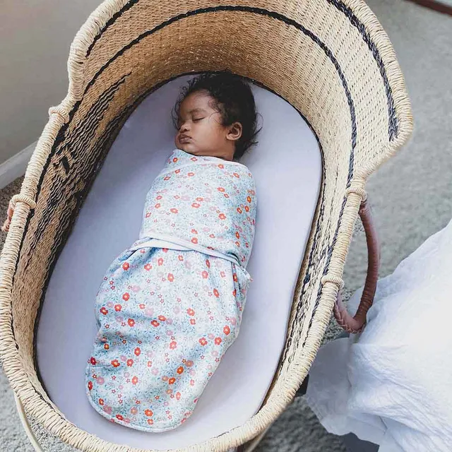 Aden + Anais Easy Swaddle Wrap Pack Of 3 Fairy Tale Flowers 4 to 6 Months aden + anais Yallatoys