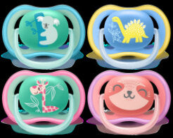 Philips Avent Ultra Air Pacifier 18Months and Above Boy Deco x2 Philips Avent Yallatoys