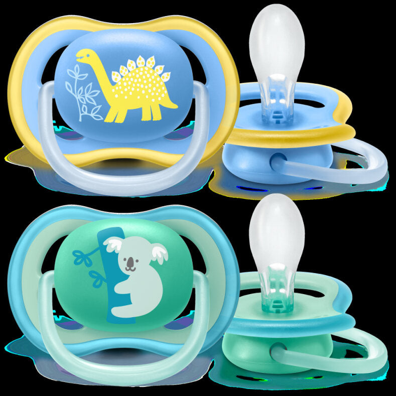 Philips Avent Ultra Air Pacifier 18Months and Above Boy Deco x2 Philips Avent Yallatoys
