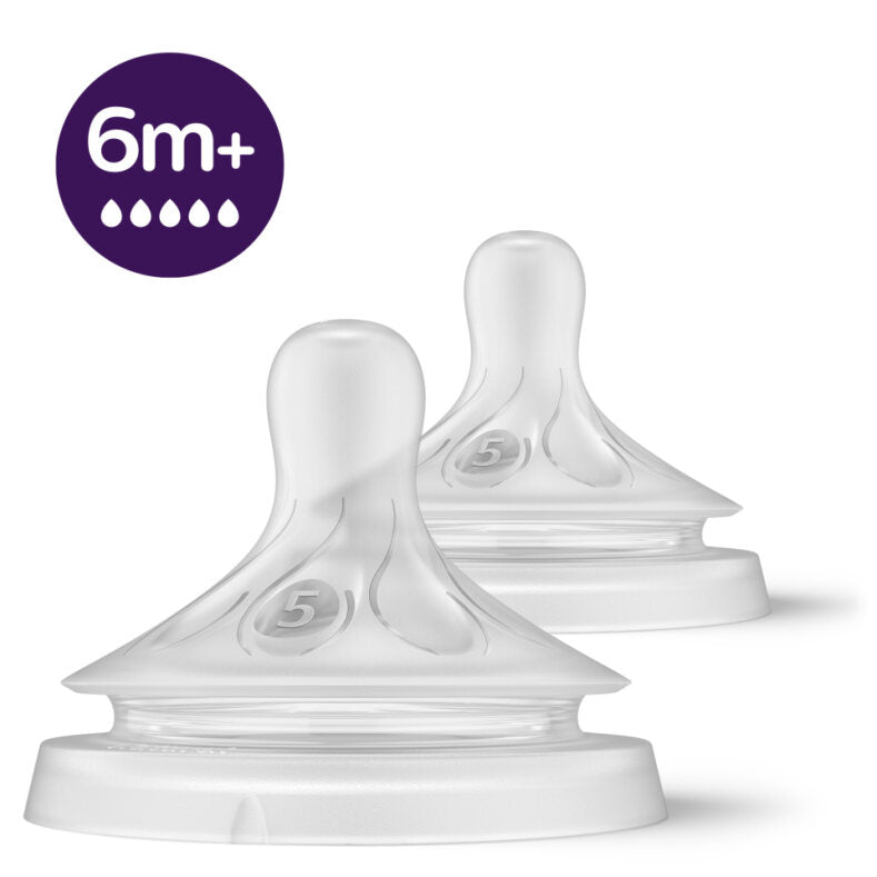 Philips Avent Natural 3.0 Feeding Teats 6months x2 Philips Avent Yallatoys