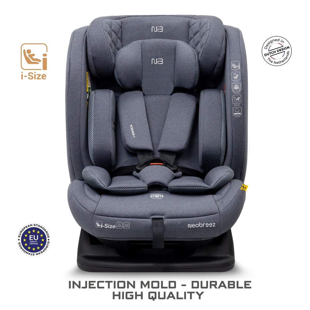 Neobreez I Eroca I Size All In1 Convertible Car Seat Grey