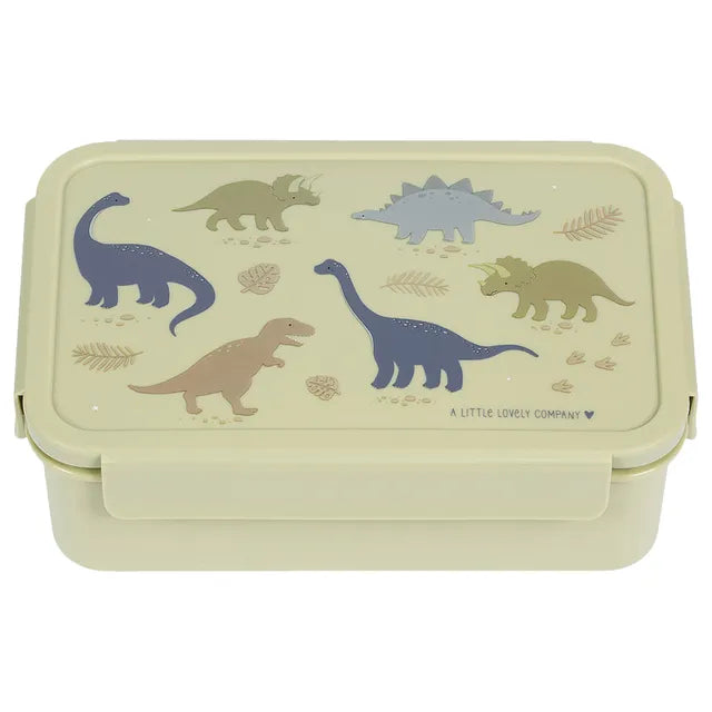 A Little Lovely Company Bento Lunch Box Dinosaurs Design