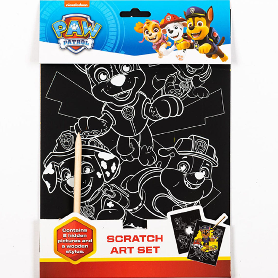 Alligator Paw Patrol Scratch Art Set