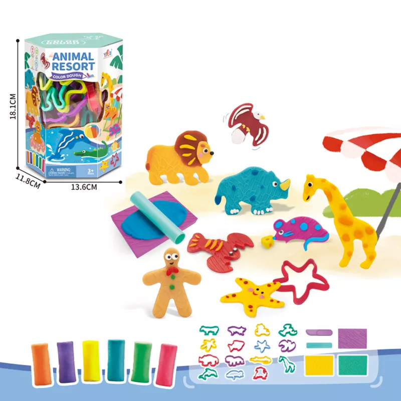 Animal Resort Color Dough Set