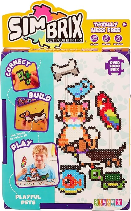 Animal Theme Pixel Art Bricks