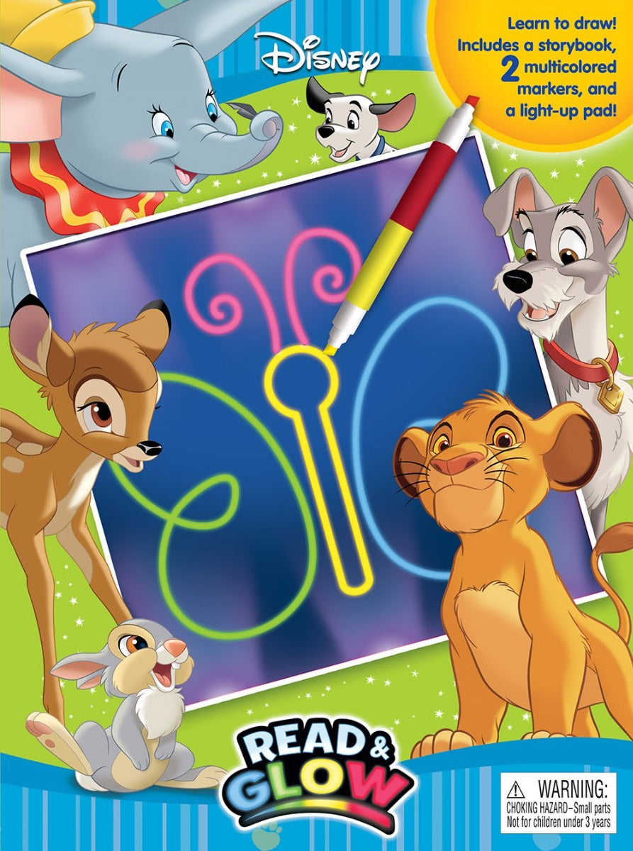 Animals Read & Glow Activity Book