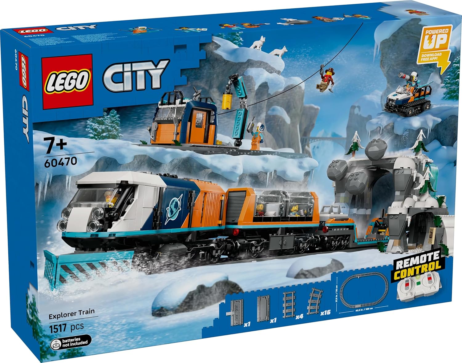 Arctic Explorer Minifigures and Train