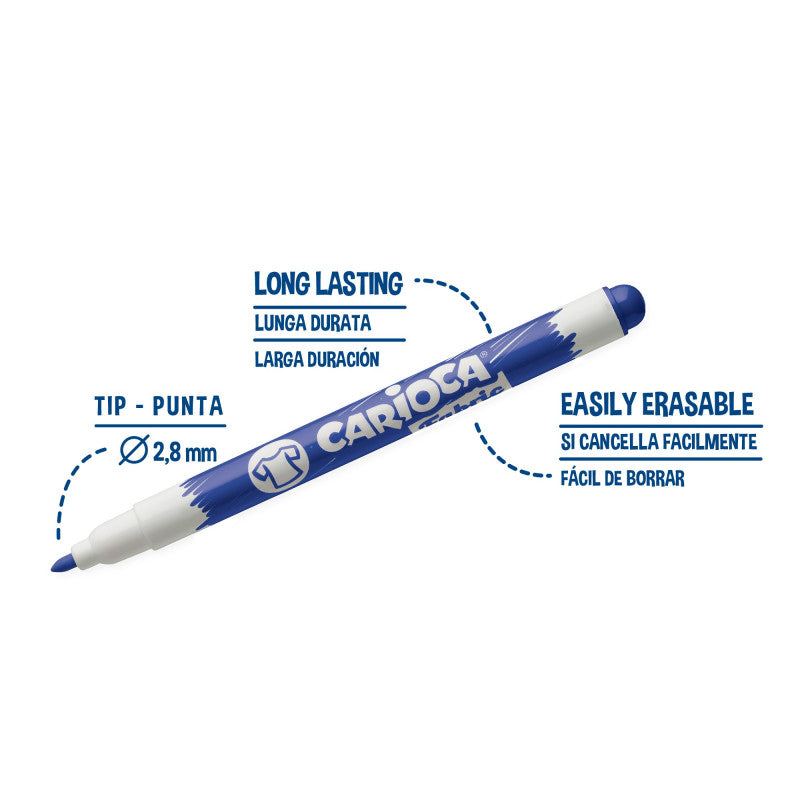 Assorted Colors Carioca Whiteboard Marker Set
