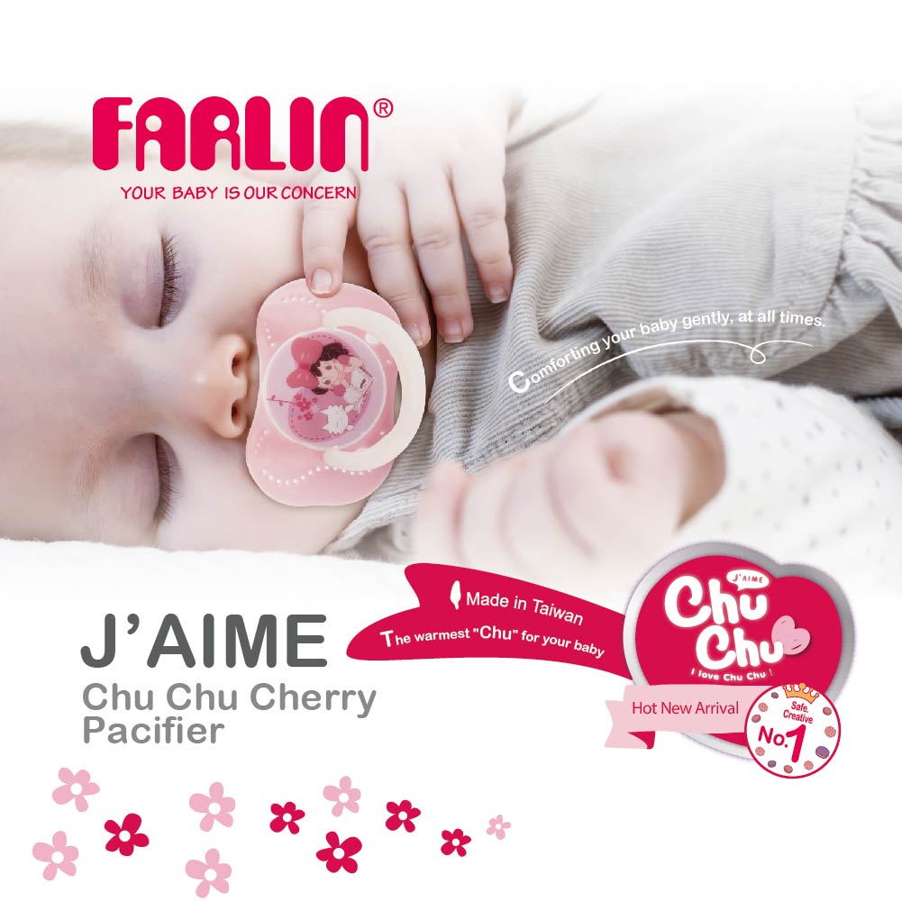 Farlin Chu Chu Pacifier M +6M (Sold Separately Subject To Availability) Farlin Yallatoys
