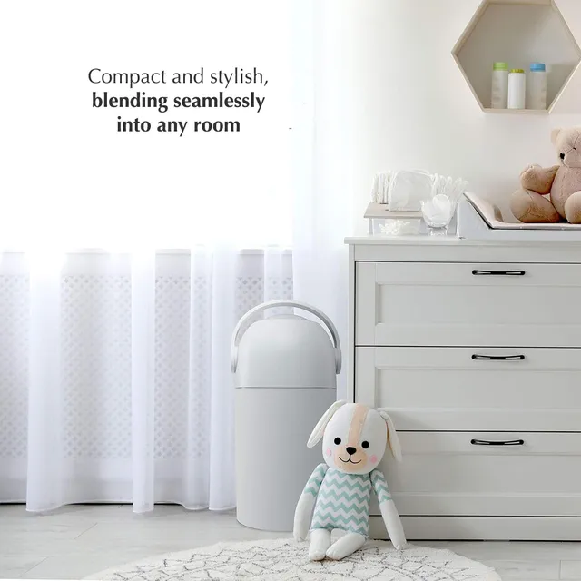 Bumble And Bird Odourless Diaper Pail White Bumble & Bird Yallatoys