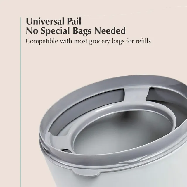 Bumble And Bird Odourless Diaper Pail White Bumble & Bird Yallatoys