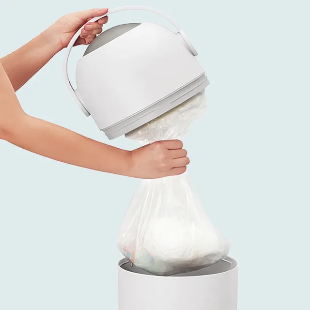 Bumble And Bird Odourless Diaper Pail White Bumble & Bird Yallatoys