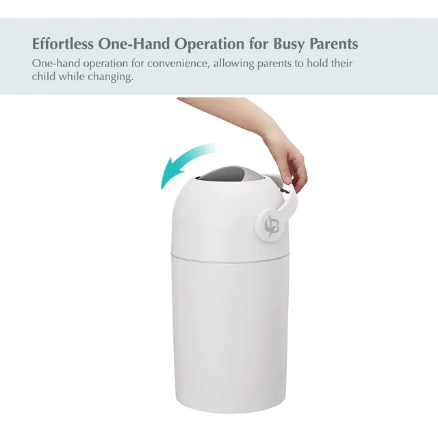 Bumble And Bird Odourless Diaper Pail White Bumble & Bird Yallatoys