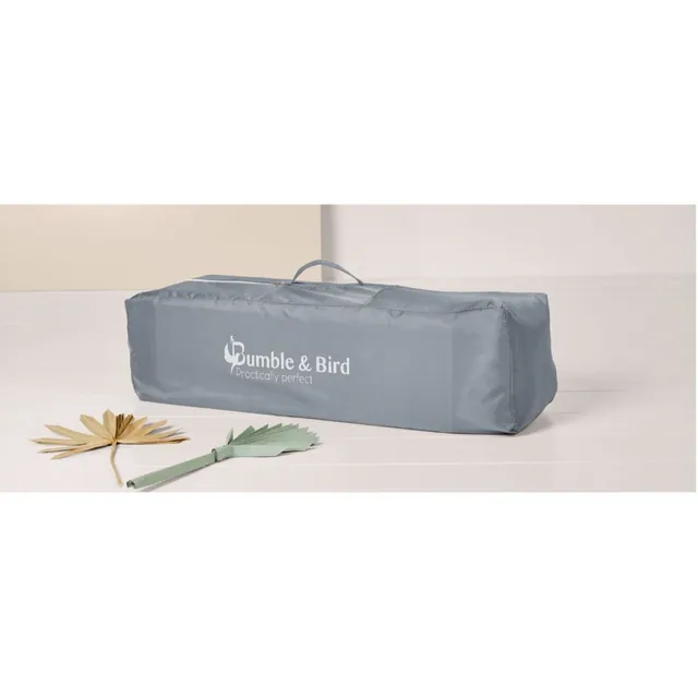 Bumble And Bird 2 in 1 Travel Cot And Foldable Playpen Green Bumble & Bird Yallatoys