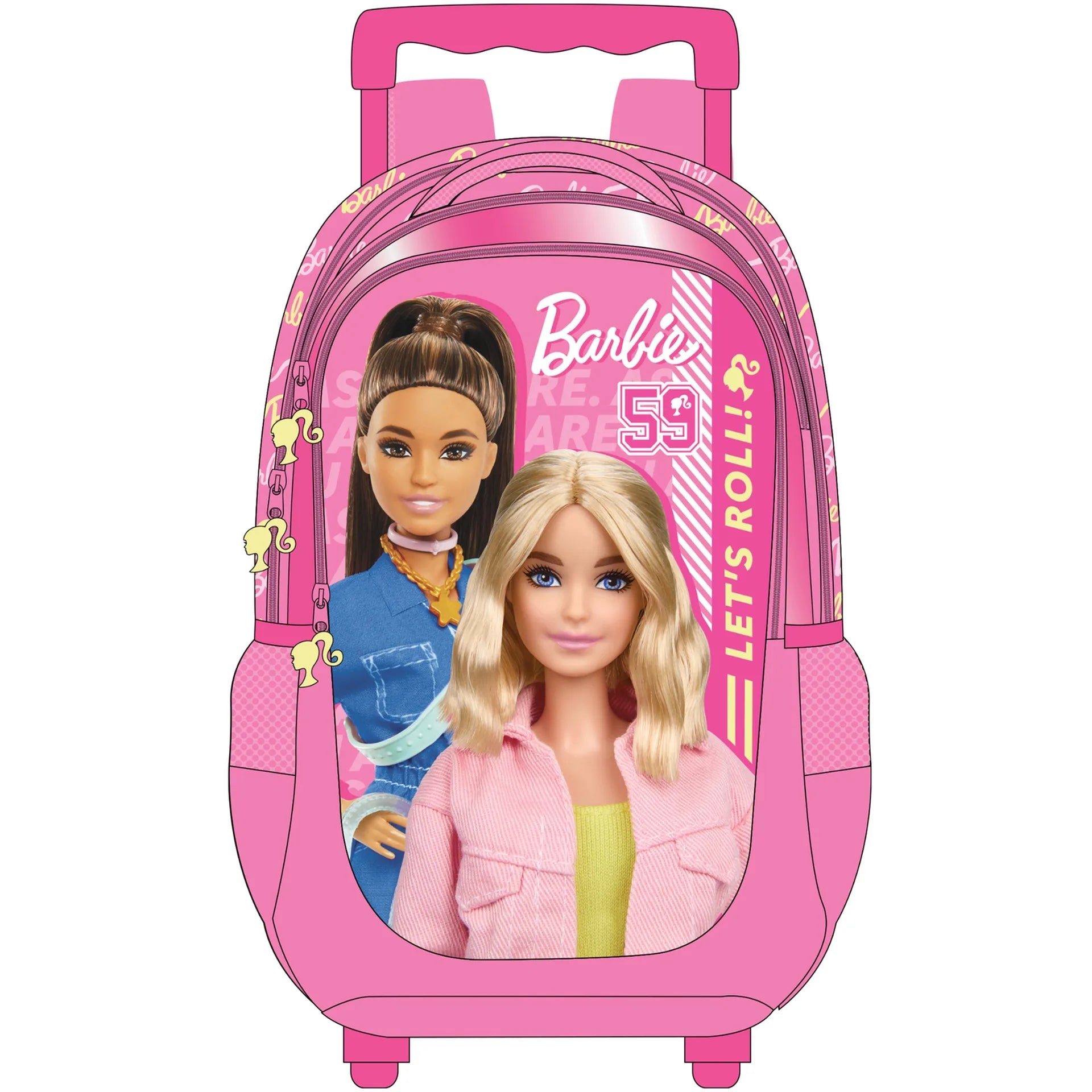Barbie School Trolley Bag 16 Inch