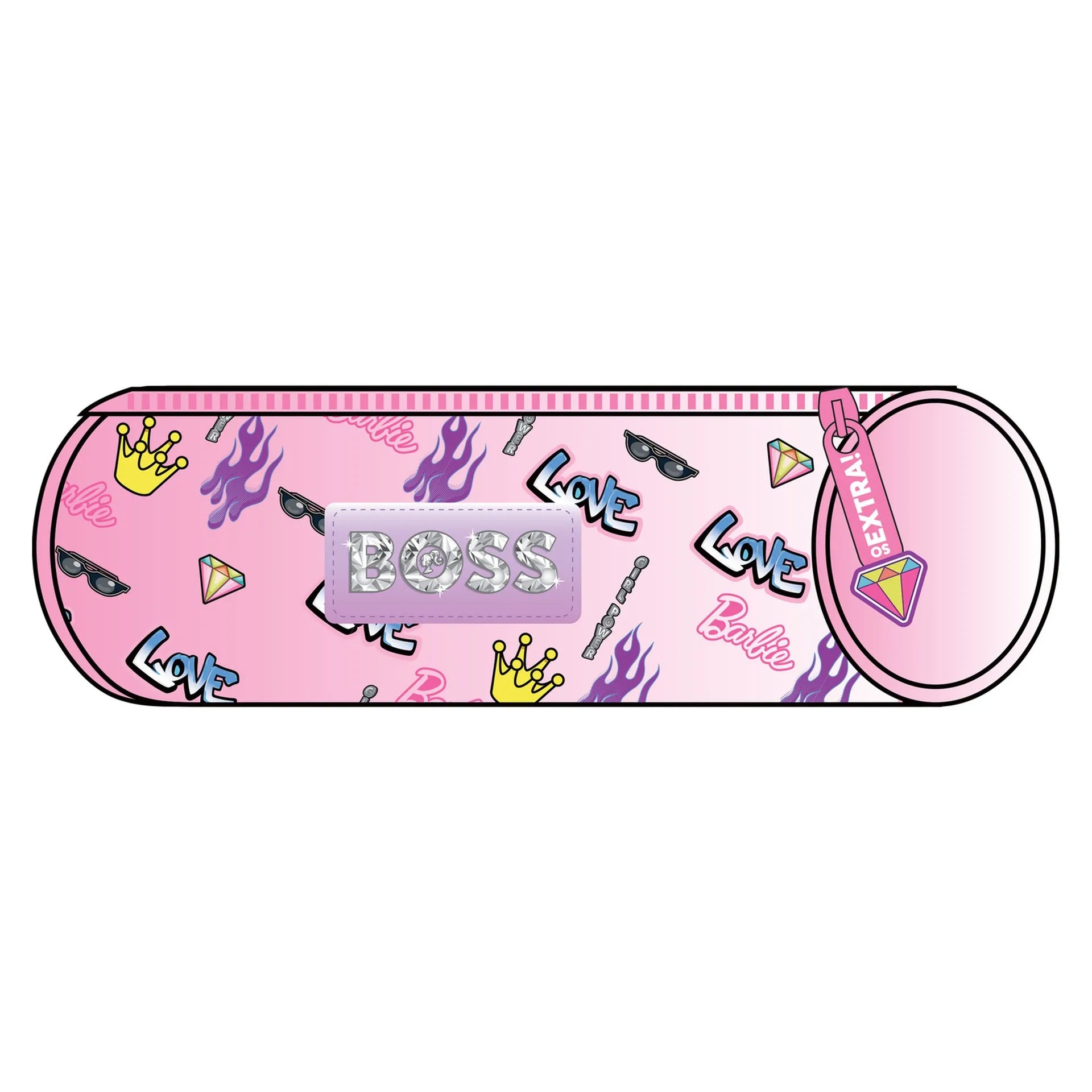 Barbie Round Pencil Case