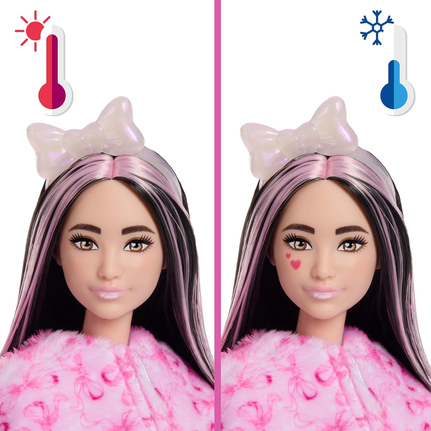 Barbie Cutie Reveal Care Bears Doll with Cuddly Lamb