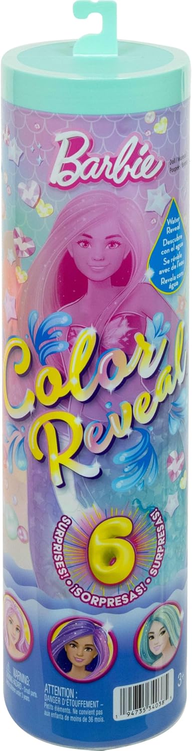 Barbie Color Reveal Mermaid Gems Series Assorted