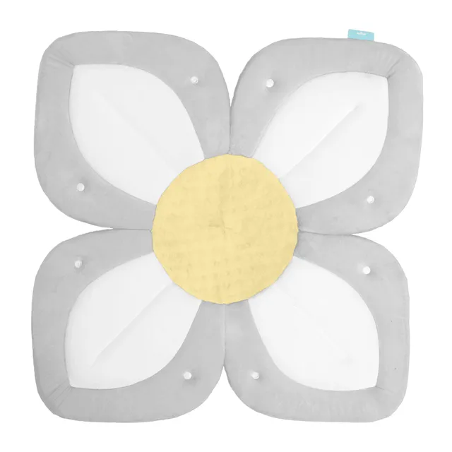 Blooming Bath Baby Bath Lotus With Snaps Grey White Yellow Blooming Bath Yallatoys