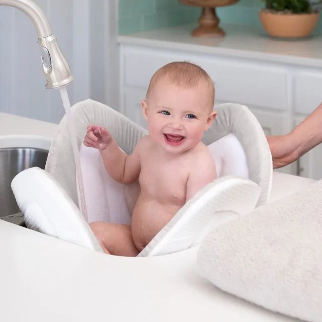 Blooming Bath Baby Bath Lotus With Snaps Grey White Yellow Blooming Bath Yallatoys