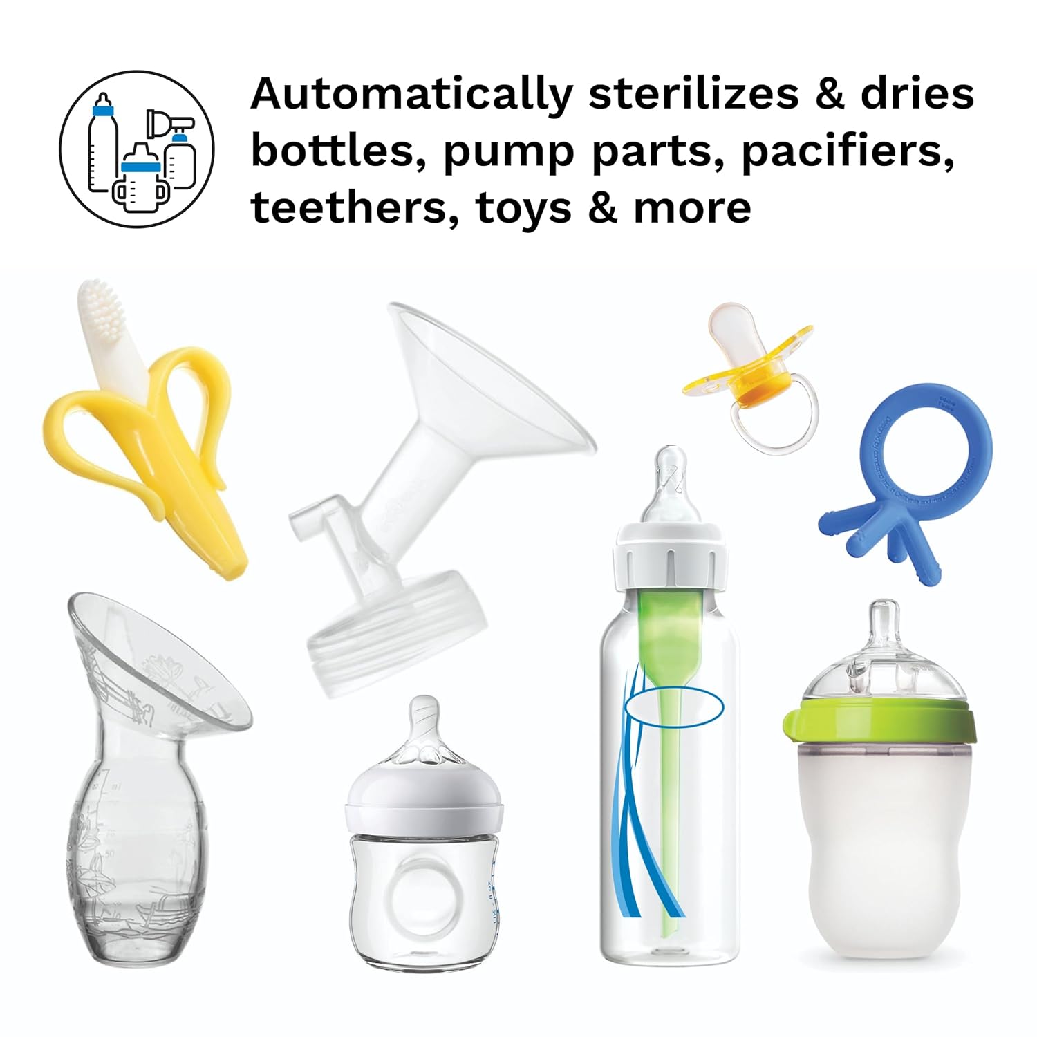 Baby Brezza One Step Baby Bottle Sterilizer and Dryer Advanced Dome Baby Brezza Yallatoys