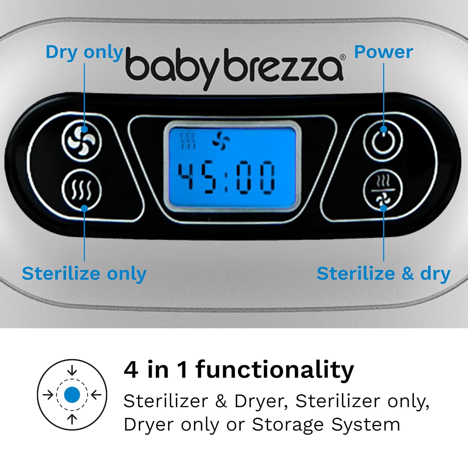 Baby Brezza One Step Baby Bottle Sterilizer and Dryer Advanced Dome Baby Brezza Yallatoys