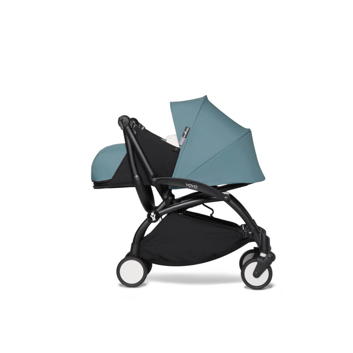 Babyzen YOYO² White Frame with Newborn Pack 0+ Aqua BABYZEN Yallatoys