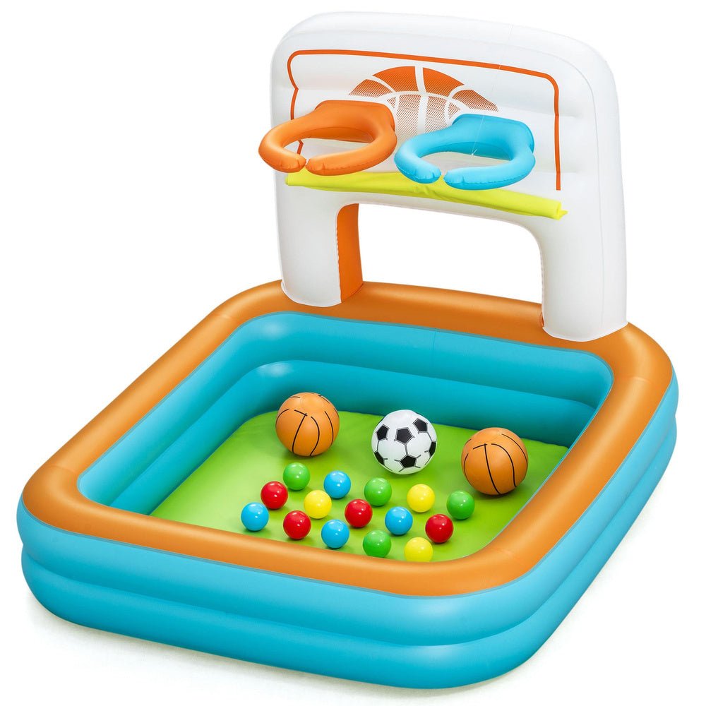 Bestway Kick N Swish 3 in 1 Multi Use Ball Pit Inflatable Sports Activitiy Center Bestway Yallatoys