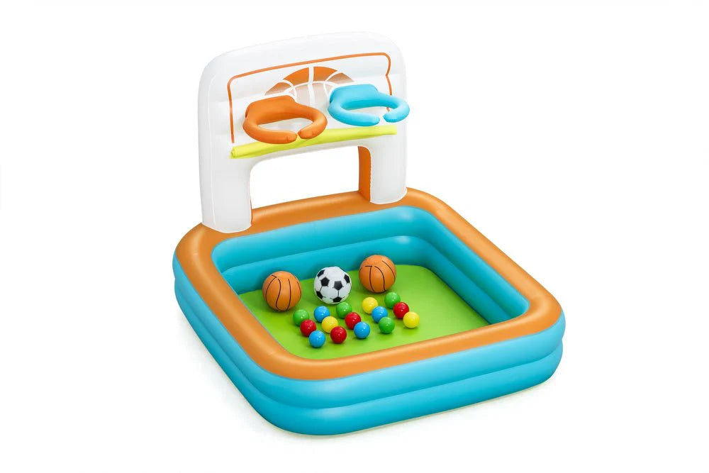 Bestway Kick N Swish 3 in 1 Multi Use Ball Pit Inflatable Sports Activitiy Center Bestway Yallatoys
