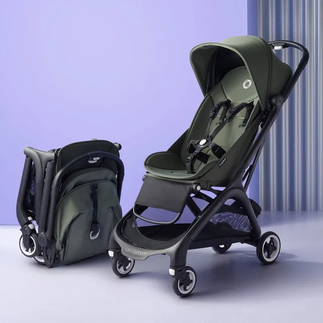 Bugaboo Butterfly Complete Travel Stroller Black Forest Green Bugaboo Yallatoys