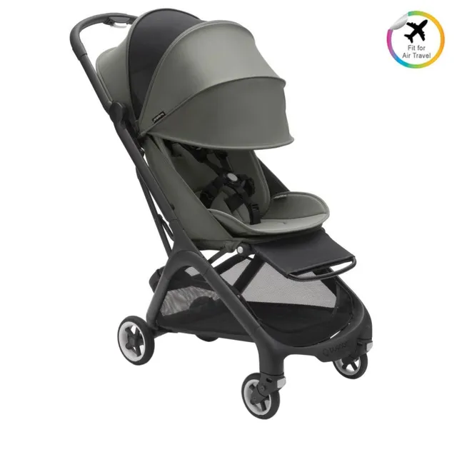 Bugaboo Butterfly Complete Travel Stroller Black Forest Green Bugaboo Yallatoys