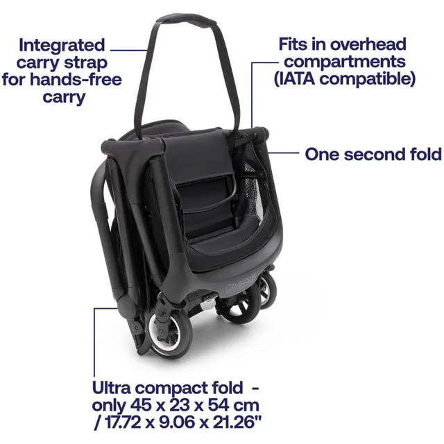 Bugaboo Butterfly Complete Travel Stroller Black Forest Green Bugaboo Yallatoys